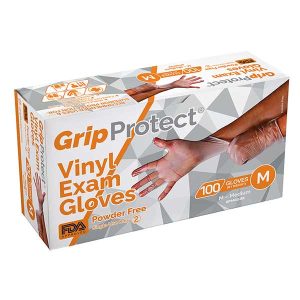 Vinyl Exam Gloves, Powder-Free, 100 Gloves