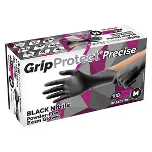 Precise BLACK Nitrile Powder-Free Exam Gloves