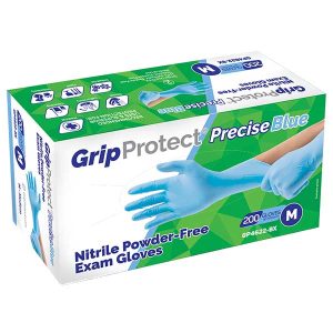 Precise Blue 200 Nitrile Powder-Free Exam Gloves