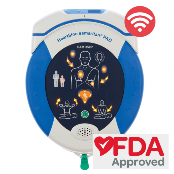 HeartSine Samaritan PAD 350P Connected AED with HeartSine Gateway