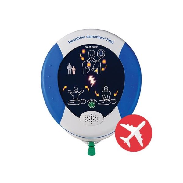 HeartSine Samaritan PAD 360P Fully-Automatic AED Aviation Package