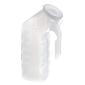 Translucent Male Urinal With Lid - 32oz/1000ml