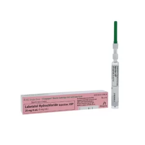 Labetalol Hydrochloride Injection, USP, 20 MG/ 4ML