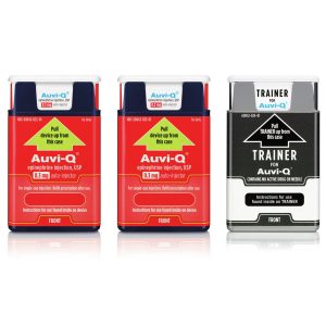 AUVI-Q Auto Injector, Adult, 0.3mg - 2/pack with Trainer