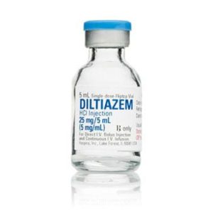 Diltiazem Injection Vial 5mg/mL, 10/box