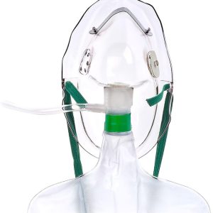 Hudson Adult Non-Rebreather O2 Mask without Safety Vent, with 7' Tubing