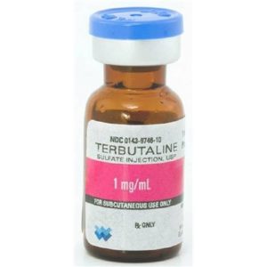 Terbutaline Sulfate Injection, USP, 1mg /1mL, 1mL Vial, 10/box