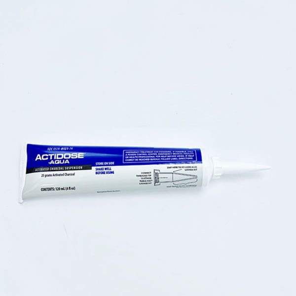 Actidose-Aqua Activated Charcoal Suspension Tube, 25g / 120 mL