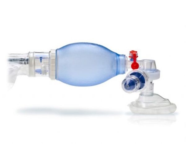 Lifesaver Manual BVM Respirator with Mask & Peep Valve, Pediatric, Case/6