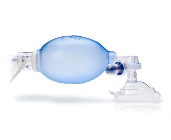 Lifesaver Manual BVM Respirator with Mask & Peep Valve, Adult, Case/6
