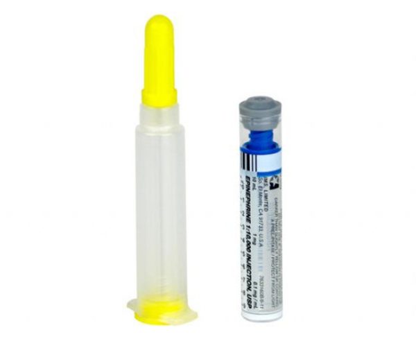 Epinephrine Injection, USP, 1mg/10mL, 1:10,000