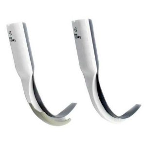 Laryngoscope Blade King Vision, Standard, Size 3, Channeled - Medium Adult