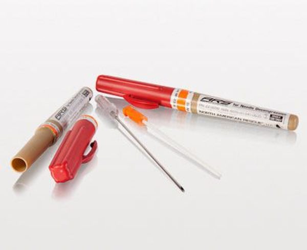 ARS (Air Release System) for Needle Decompression, 14g x 3.25"