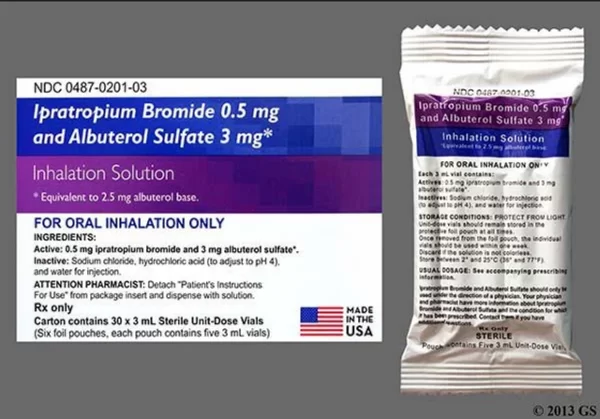 Ipratropium 0.5mg/3mg per 3ml (duoneb) sol 30x3ml