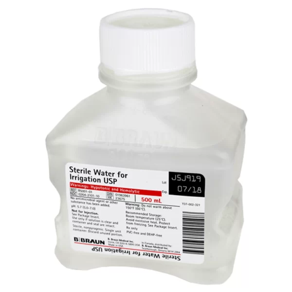 Sterile Water for Irrigation, USP 500 ml