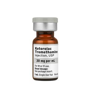 Ketorolac Tromethamine Injection, USP, 30mg/1mL Vial