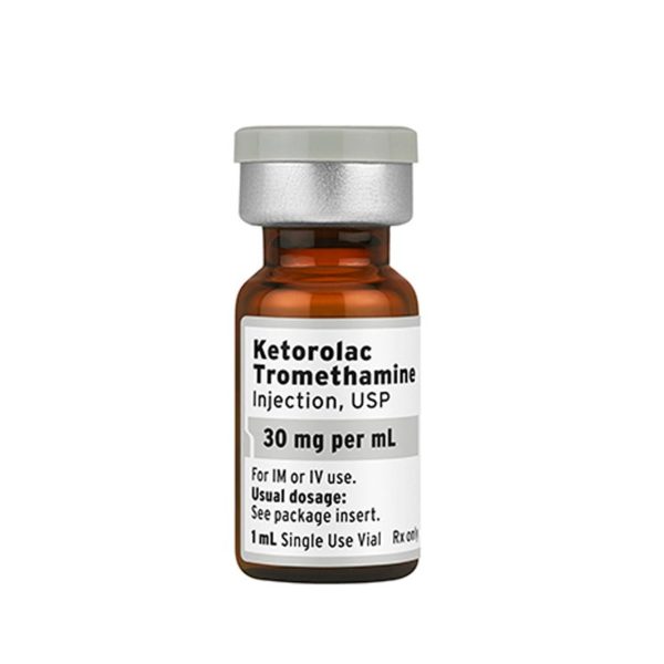 Ketorolac Tromethamine Injection, USP, 30mg/1mL Vial