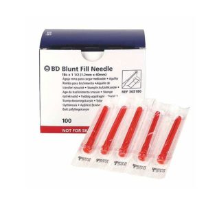 Blunt Fill Needle 18G x 1 1/2", Box/100