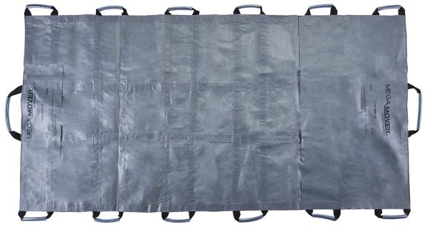 Graham Medical® MegaMover® Plus Transport Units w/ PowerGrips®, Gray 40-in x 80-in (8ct)