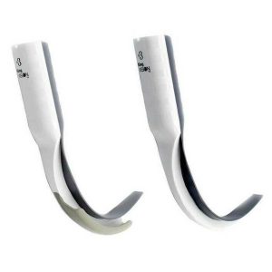 Laryngoscope Blade King Vision, Standard, Size 3, Channeled - Medium Adult