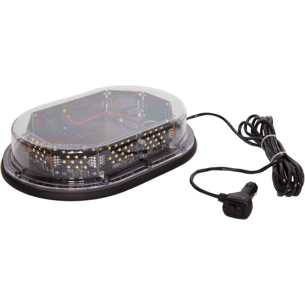 North American Signal Magnetic Mount Low-Profile LED Nano Mini Light Bar