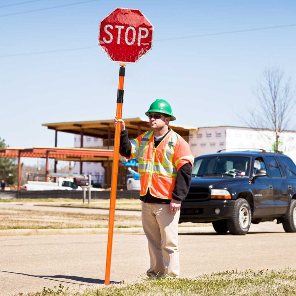 Telescopic Stop/Slow Traffic Signs