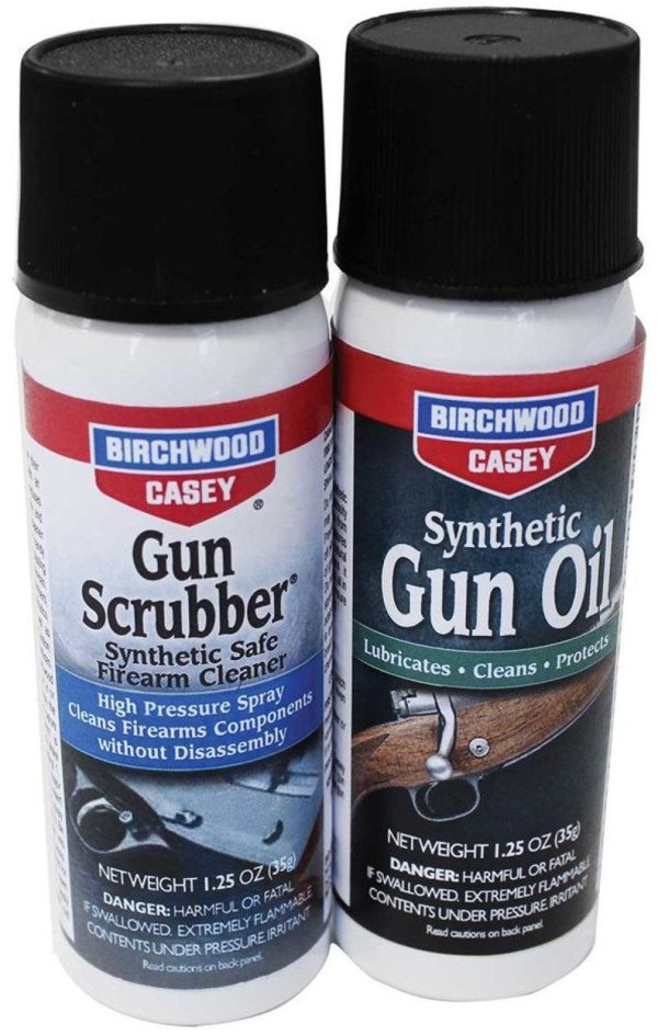 Gun Scrubber & Synthetic Gun Oil Aerosol Combo Pack, 1.25 fl. oz. Each