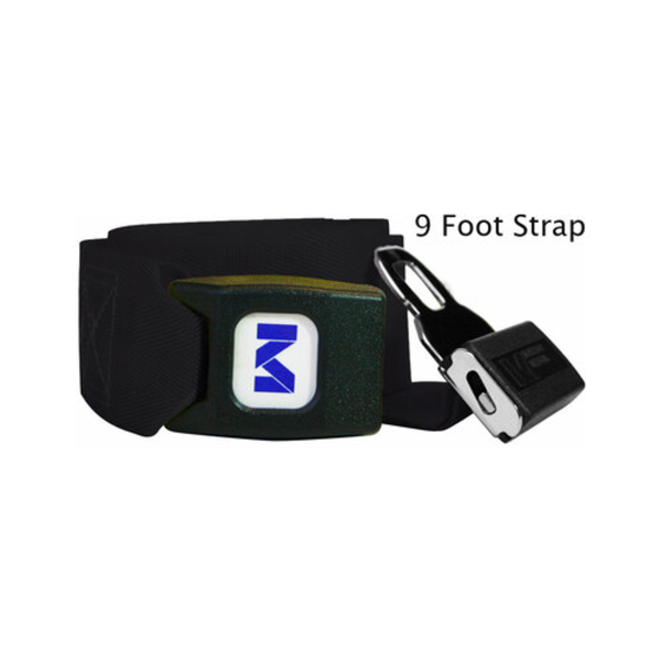 Nylon Straps w/ Metal Push Button Buckle, 9'